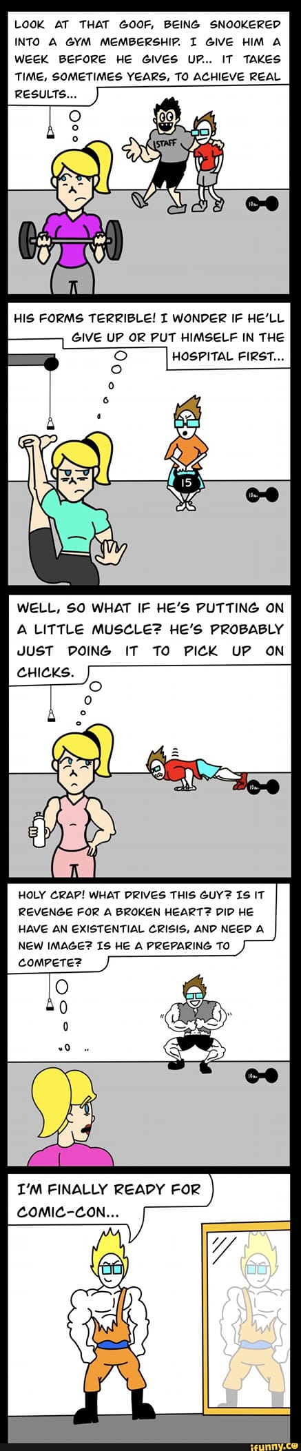 Gym Rat Comic