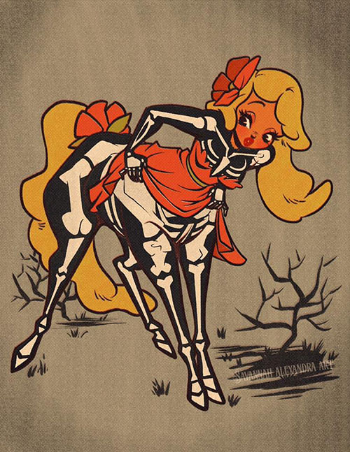 Halloween Centaurettes Art