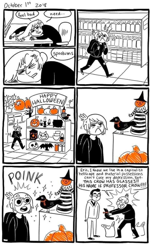 Halloween Retail Therapy Comic