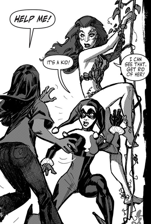 Harley & Ivy Save a Little Girl