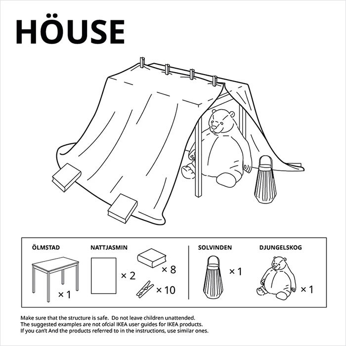 IKEA Guide to Building Furniture Forts During Quarantine