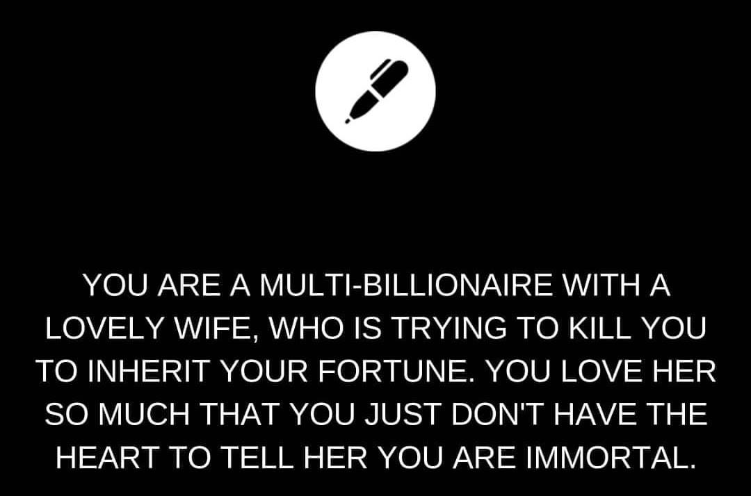 Short Story About an Immortal Billionaire