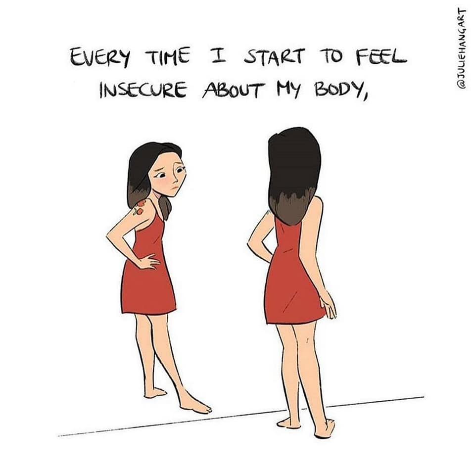 Comic About Being Insecure With Your Body
