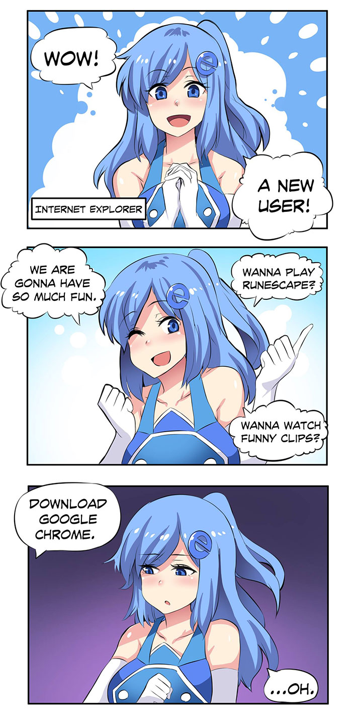 Internet Explorer Comic