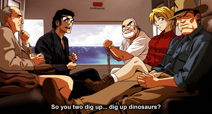 Jurassic Park as an Anime