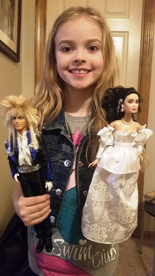 Sarah & Jareth From Labyrinth Dolls Made From Barbies