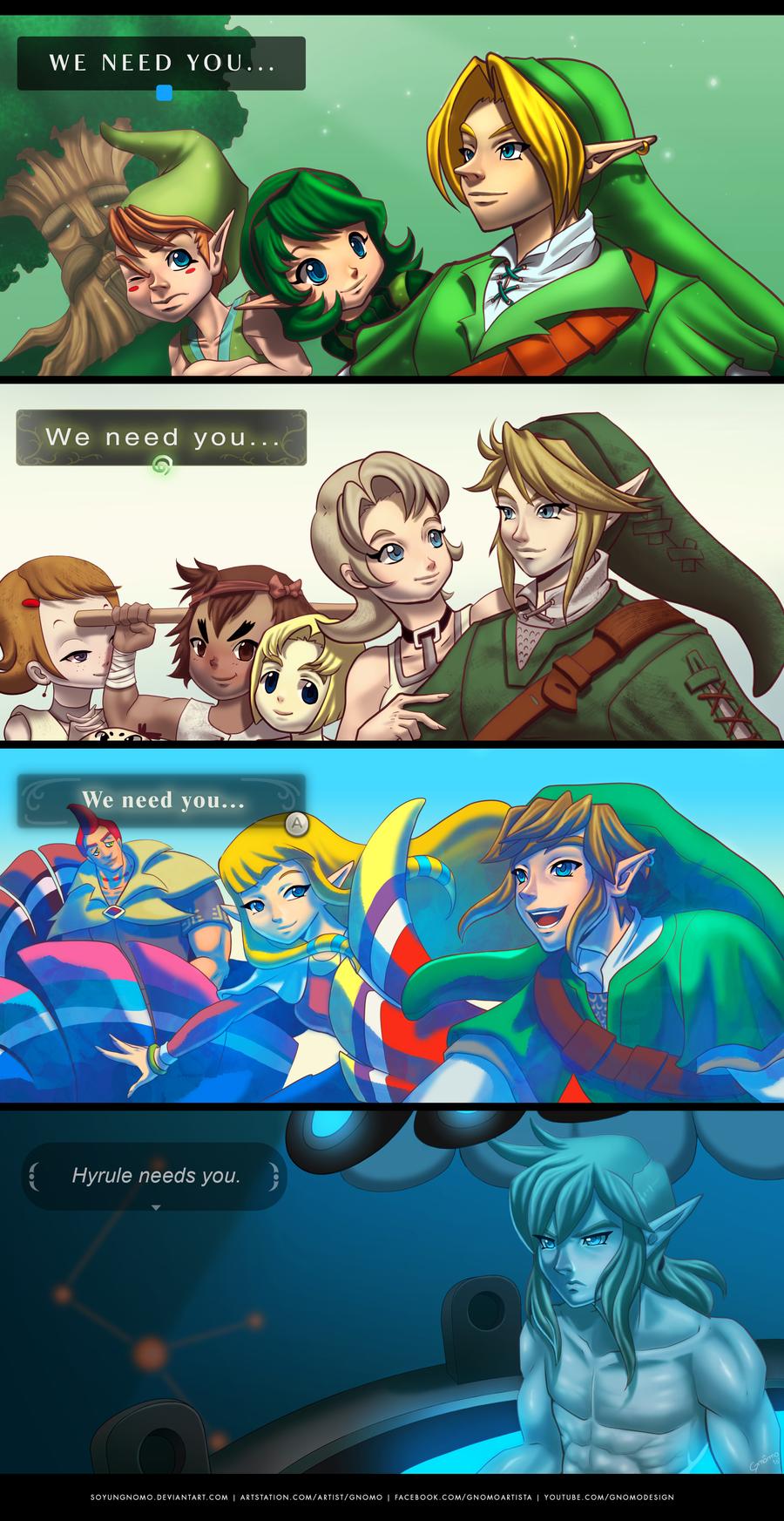 Link from The Legend of Zelda Fan Art