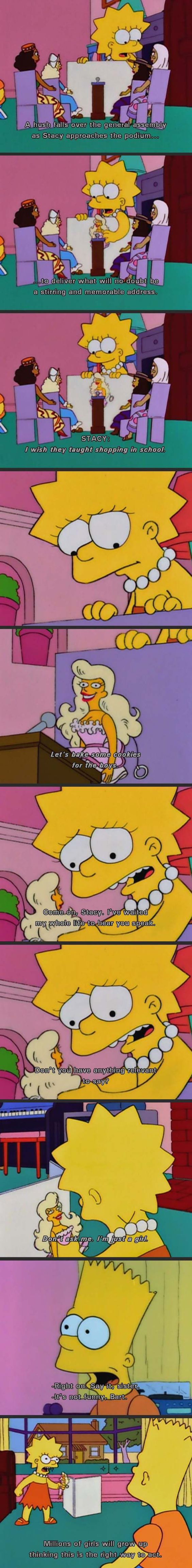 Lisa Simpsons Talking Malibu Stacy Quote