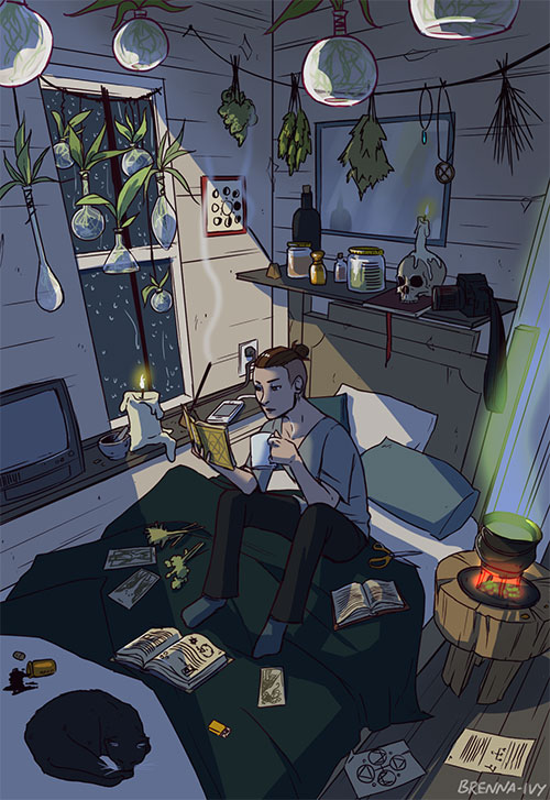 Modern Male Witches Art
