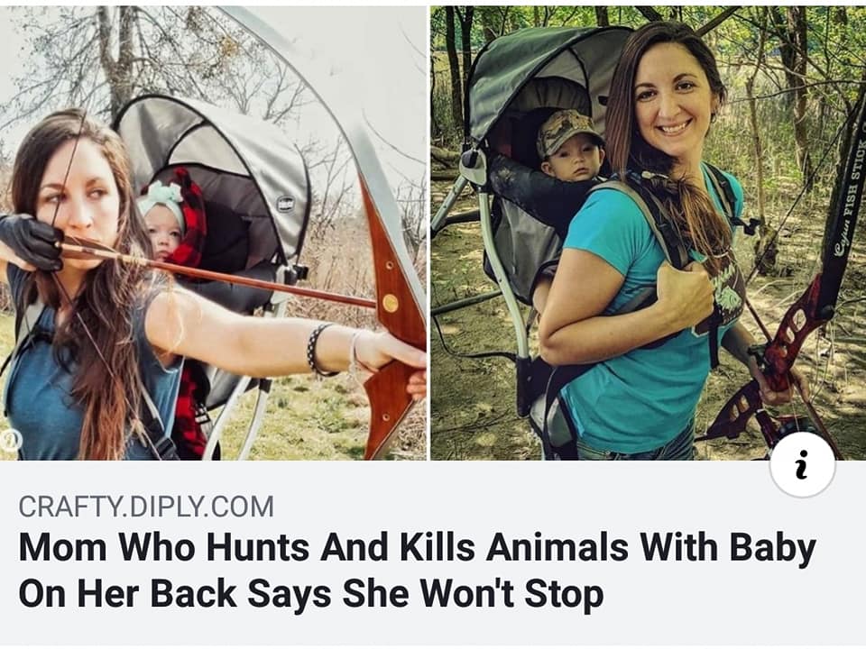 Hilarious Thread About Mom Who Hunts With Her Baby