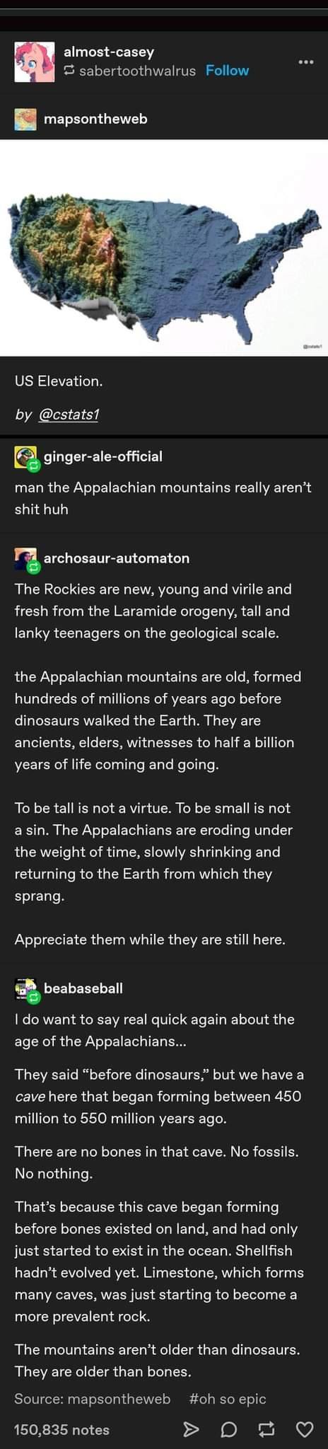 Appalachian vs Rocky Mountains