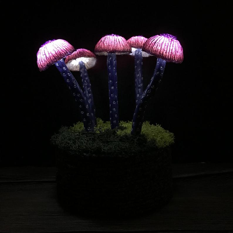 Glowing Mushroom Lamp