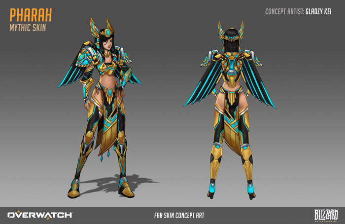 Overwatch Mythic Skins Concept Fan Art