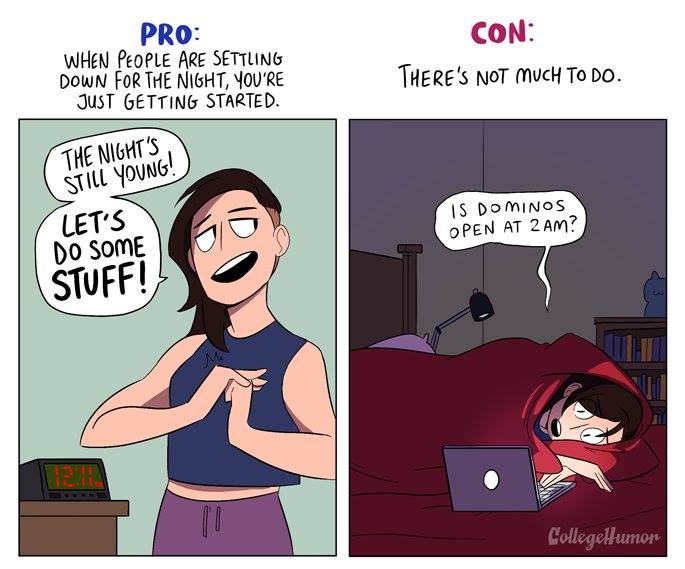 The Pros and Cons of Being a Night Owl