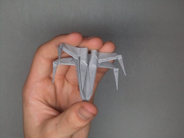 Origami X-wing Starfighter from Star Wars