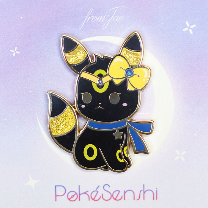 Eeveelution x Sailor Moon Fan Art Pins