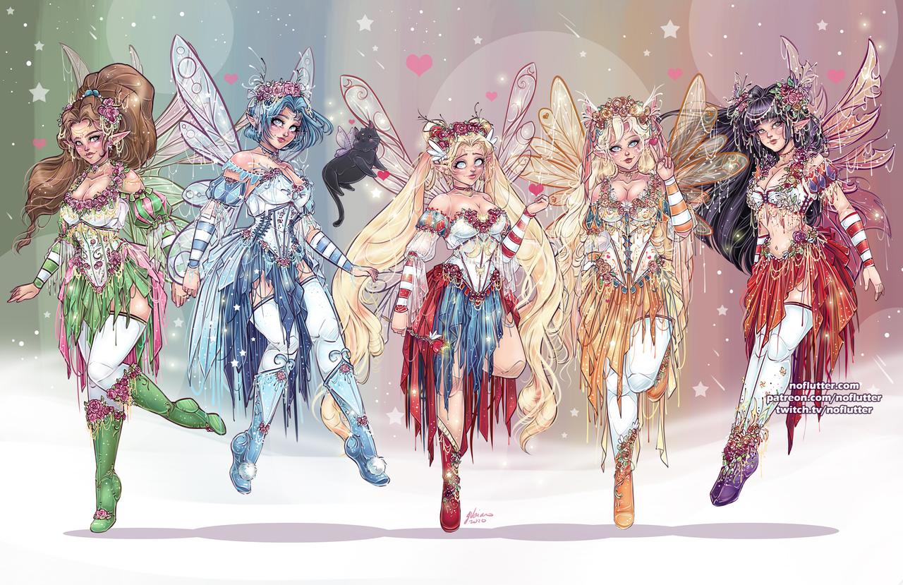Sailor Moon Fairy Scouts Fan Art
