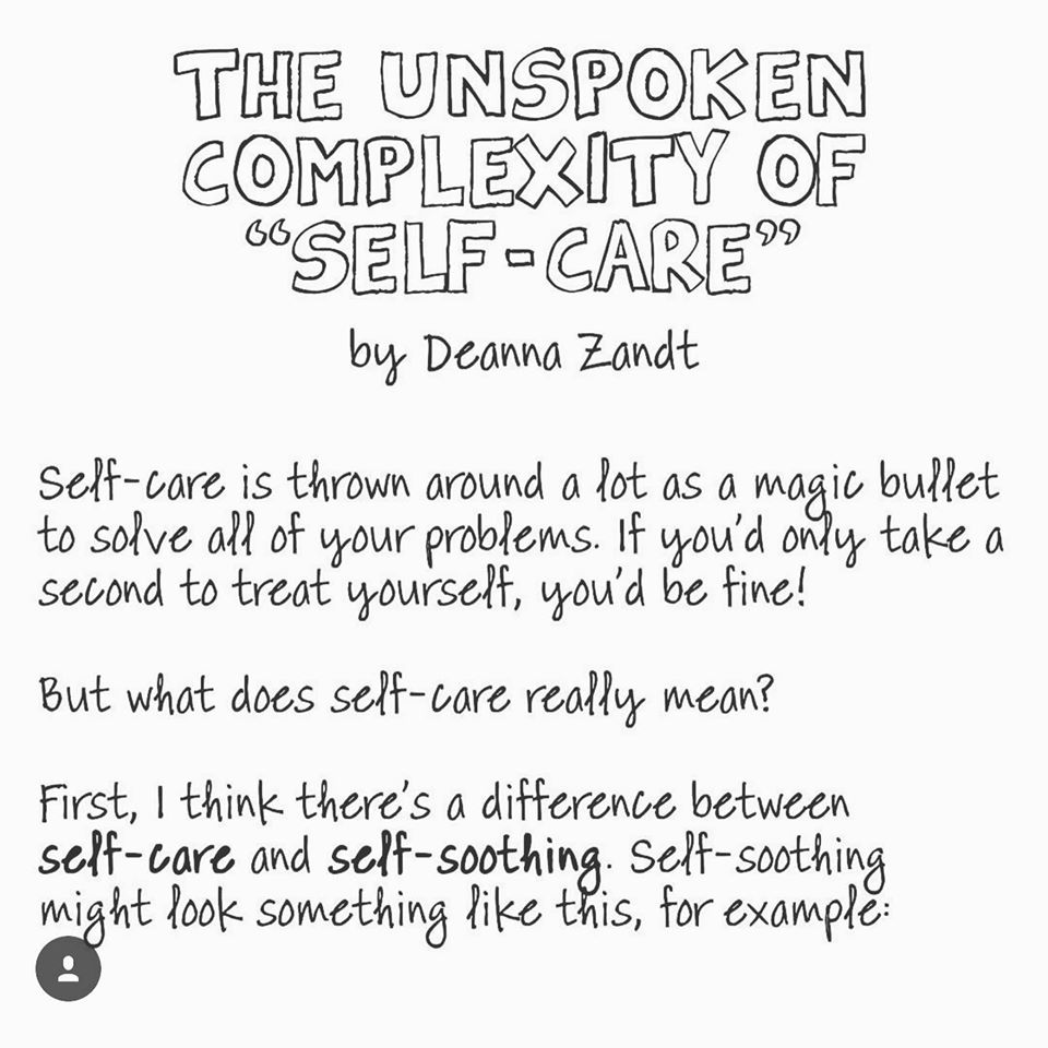 The Unspoken Complexity of Self Care