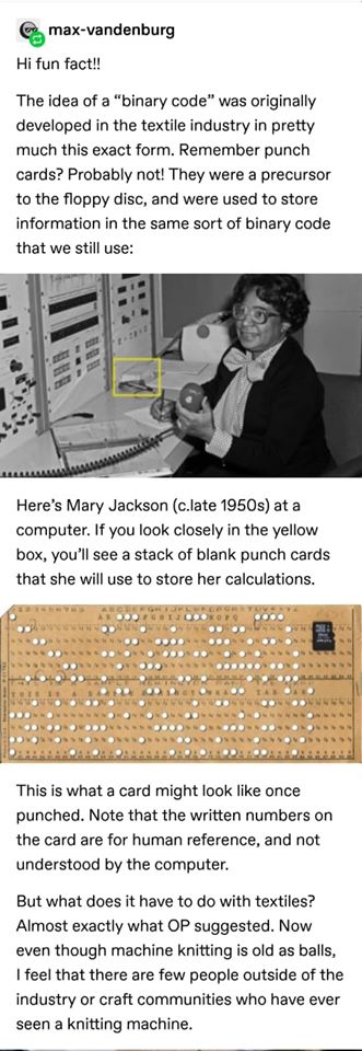 History of Sewing and Computers