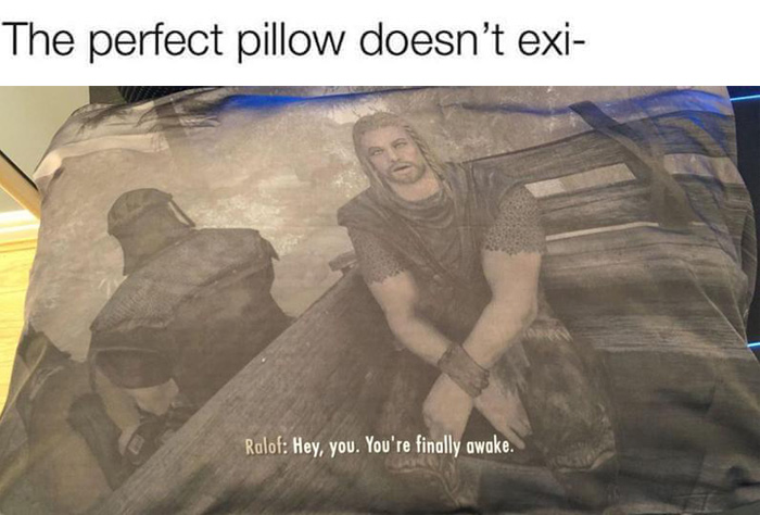 Skyrim Pillow