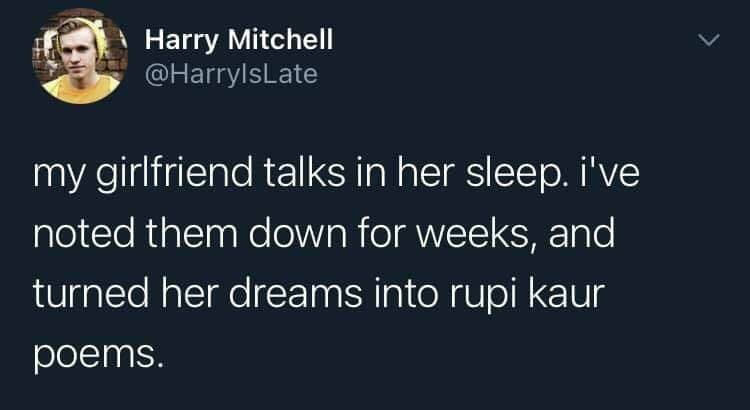 Sleep Talking Turned Into Poems