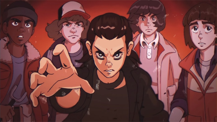 If Stranger Things Was an Anime