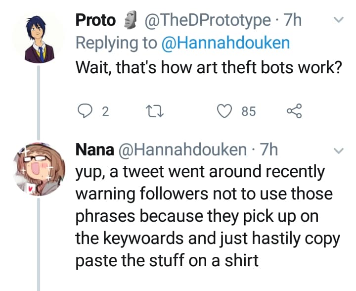 Stolen Artwork T-Shirt Bots