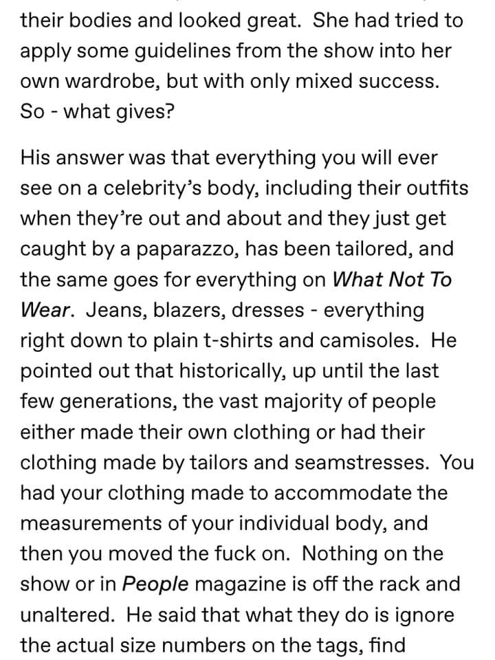 The Secret To Looking Good In Clothes