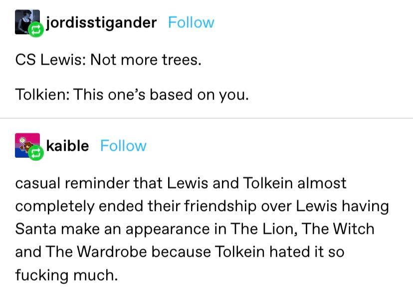 J. R. R. Tolkien vs C. S. Lewis