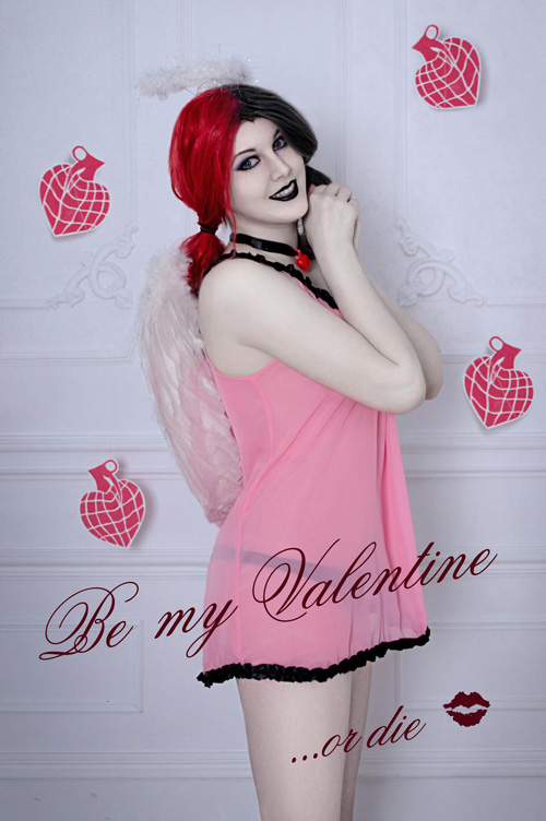 Valentines Day Harley Quinn Cosplay