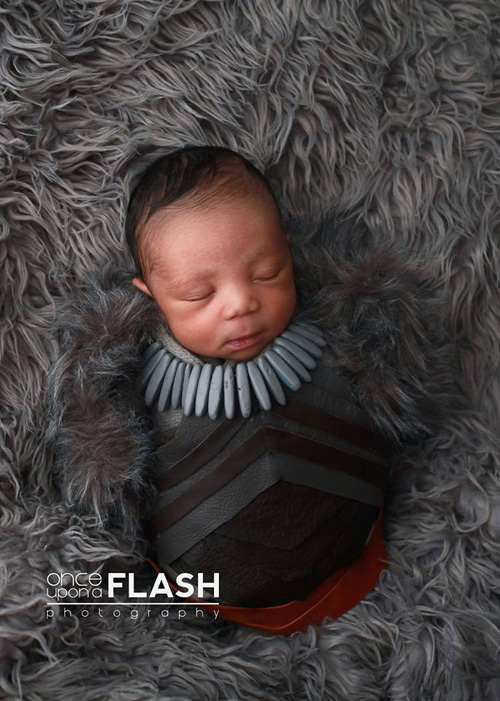 Black Panther Babies Photoshoot