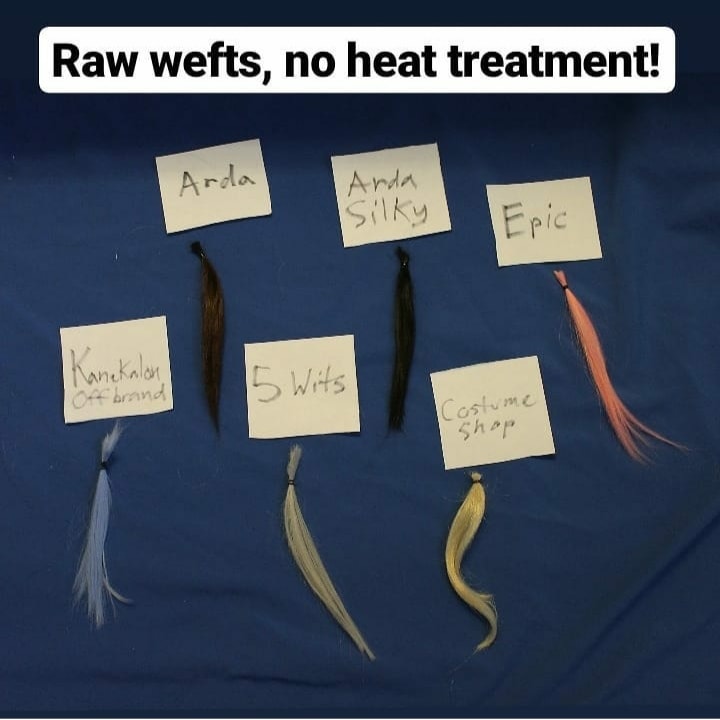 Wig Science - Heat Curling and Comparing 6 Different Fibers