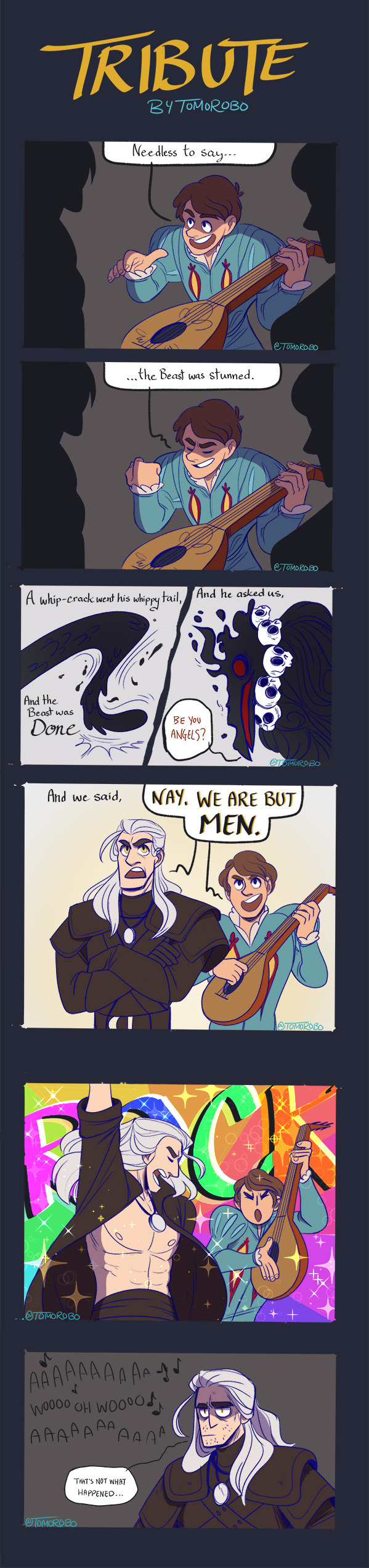 The Witcher According to Dandelion Comic