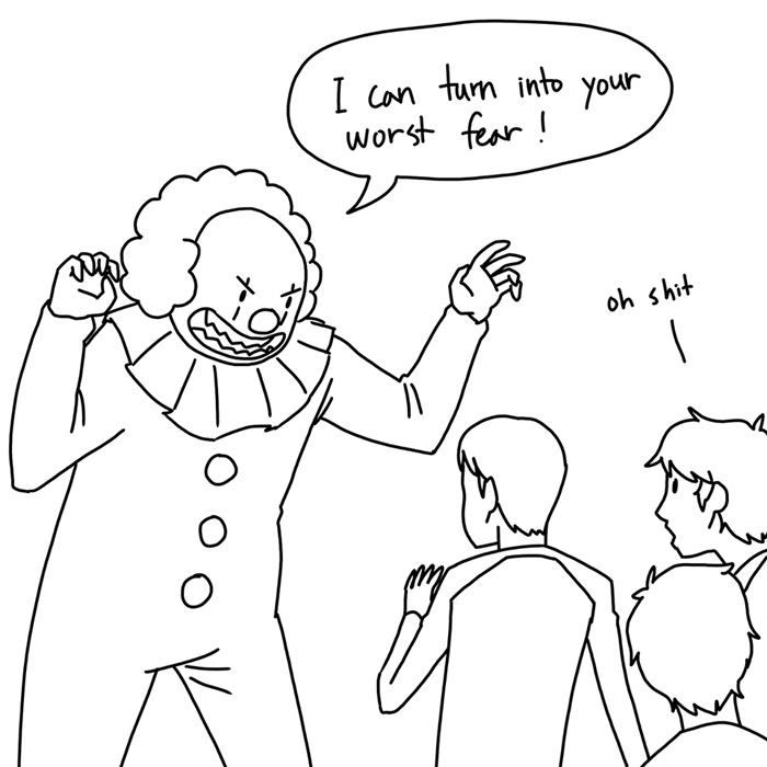 Your Worst Fear Clown - Comic