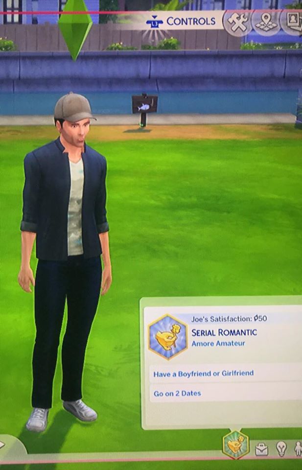 Joe Goldberg from You in The Sims