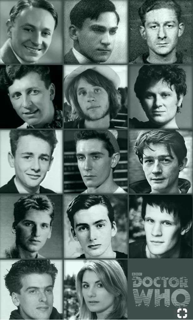 The Doctors From Doctor Who When They Were Young