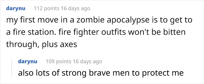 Zombie Apocalypse Armor Debate