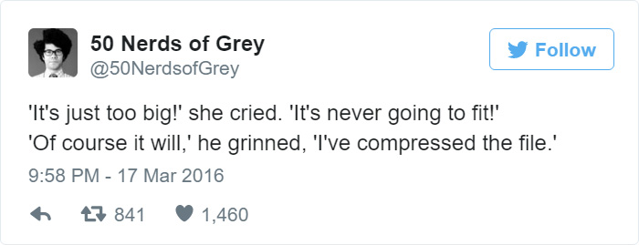 50 Shades of Grey Rewritten for Nerds
