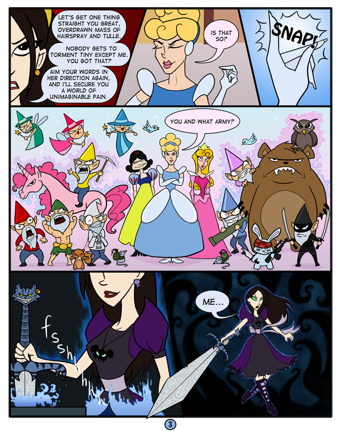 Alice vs. ALICE: Fantasyland Throwdown Comic