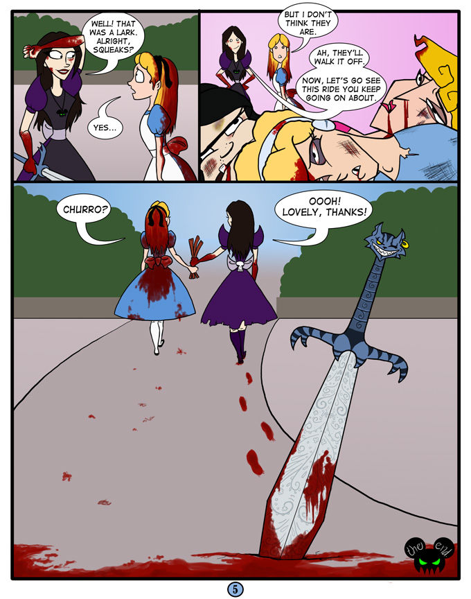 Alice vs. ALICE: Fantasyland Throwdown Comic