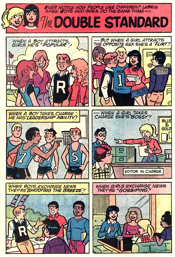 Betty & Veronica Double Standards