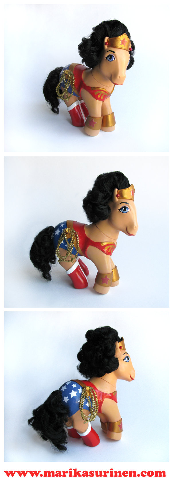 Wonder Woman & Superman My Little Ponies