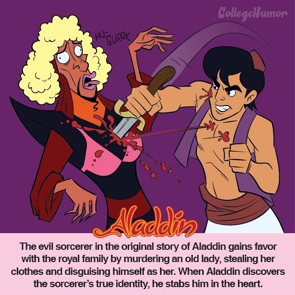 If Disney Movies Were Faithful to Their Source Material