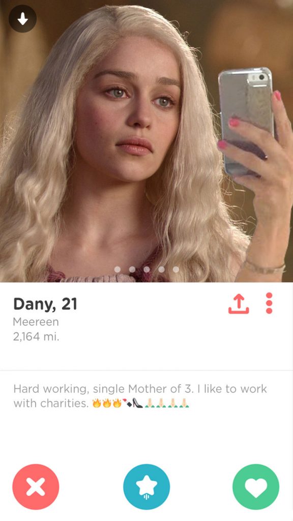 Game of Tinder - If GoT Characters Used Tinder