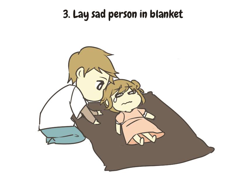 How to Care for a Sad Person Comic