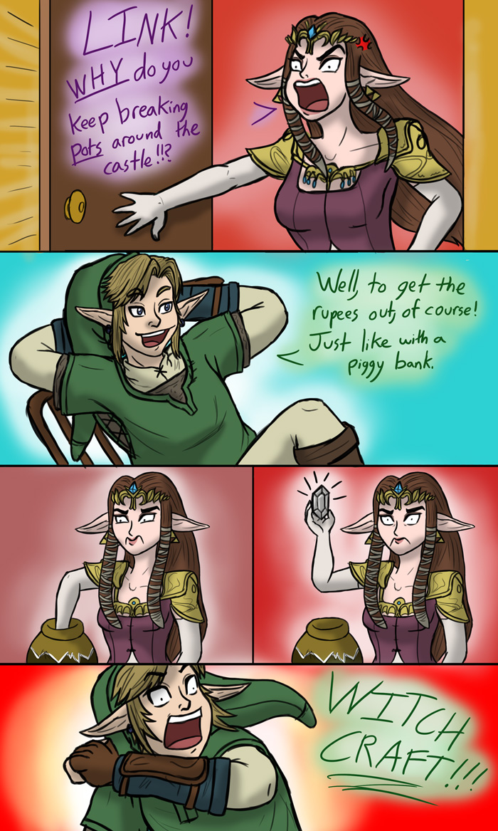 A Comic About Why Link Breaks Pots