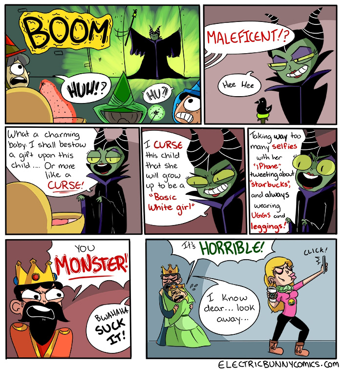 Maleficent Curses Sleeping Beauty Comic