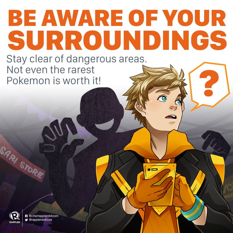 Pokemon GO Safety Tips
