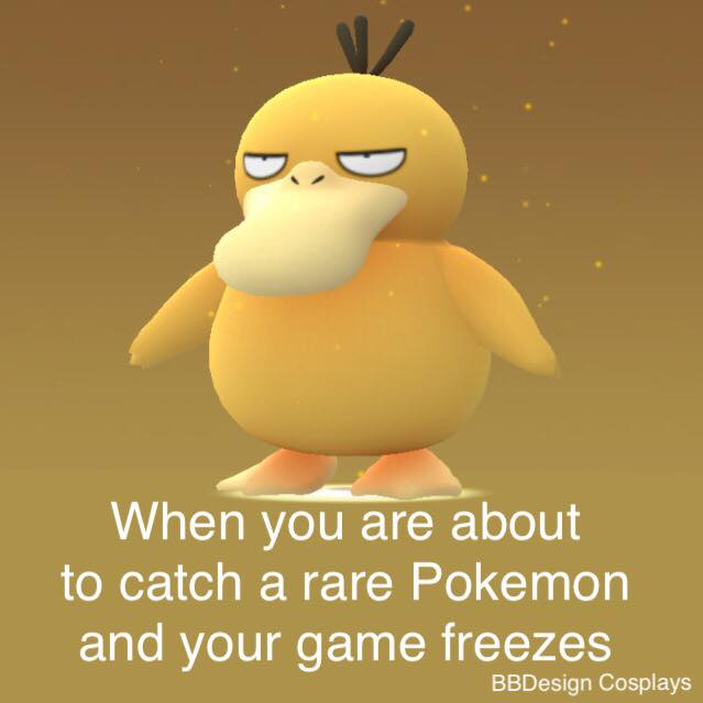 Fed Up Psyduck Pokemon GO Memes