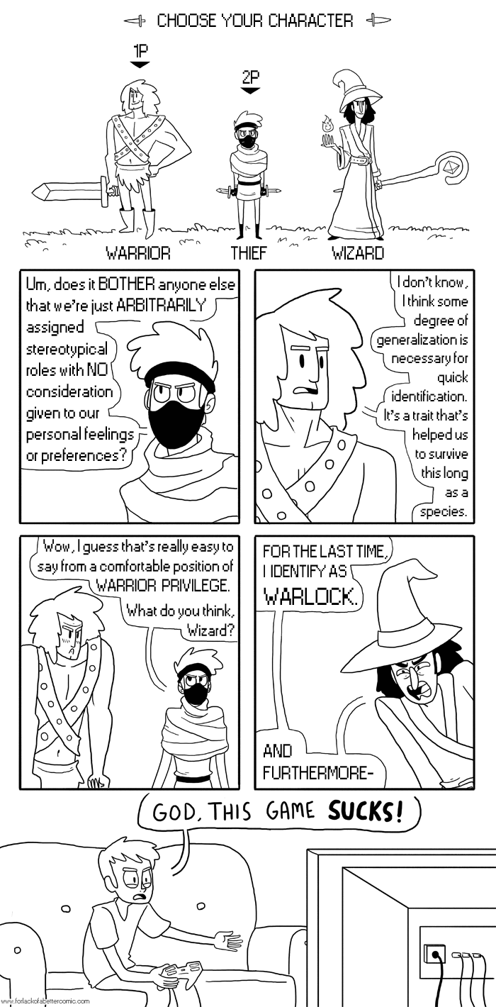Role-Playing Game Stereotypes Comic